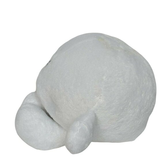 Mood Dudes White Smiley Face Rockstar Plush 7 Inch - Picture 4 of 7